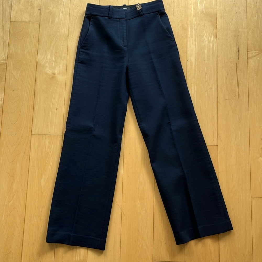 Theory Navy Trousers